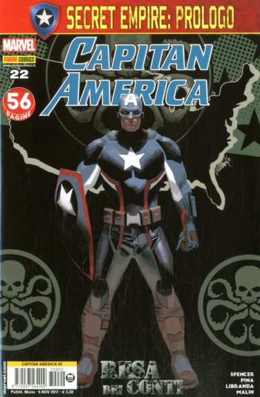 Miniatura per il prodotto Capitan America n.92 – Secret Empire Prologo