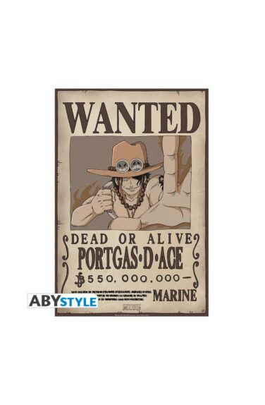 Miniatura per il prodotto One Piece Wanted Ace poster 52×35