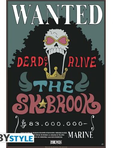 Miniatura per il prodotto One Piece Wanted Brook new 52×38