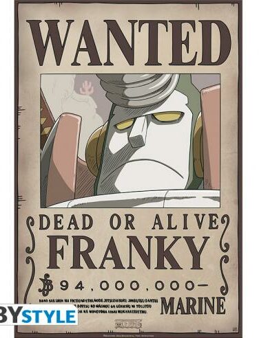 Miniatura per il prodotto One Piece Wanted Franky new 52×38