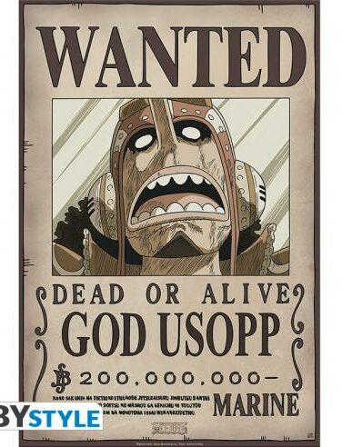 Miniatura per il prodotto One Piece Wanted Usopp new 52×38