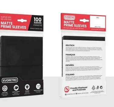 Miniatura per il prodotto Matte Card Sleeve Black 100-Pack